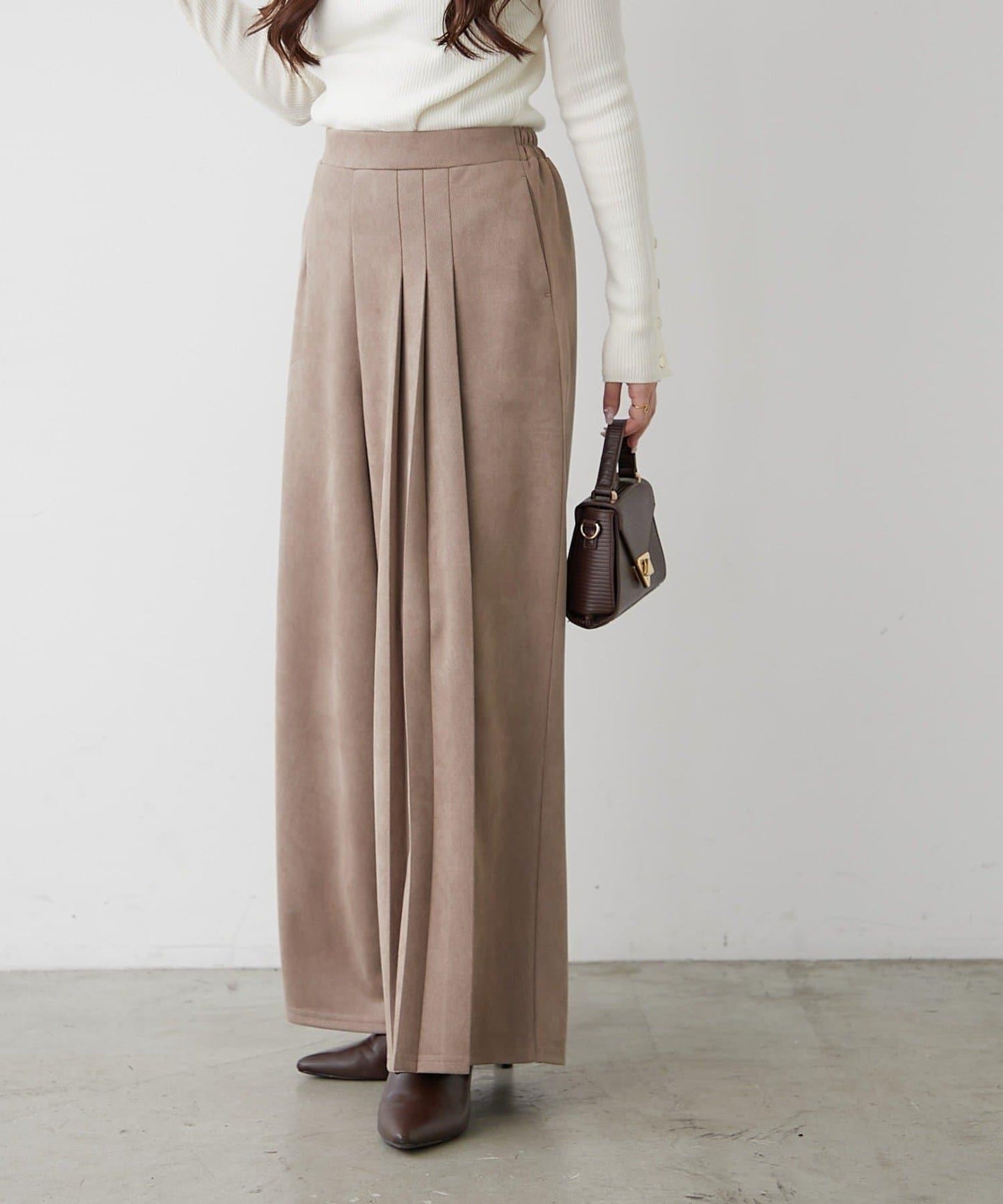 舒適美型【RMAF】側褶褲