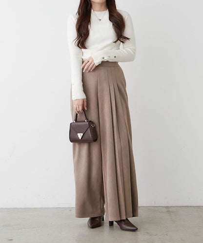 舒適美型【RMAF】側褶褲