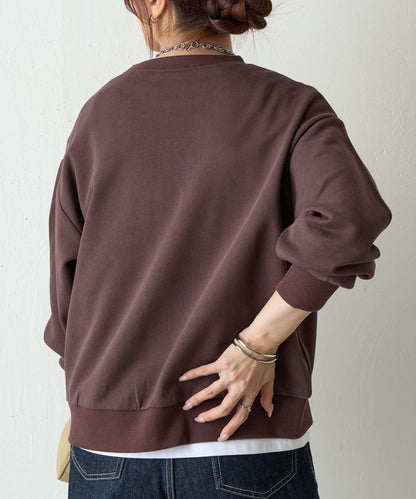 愛心刺繡衛衣套頭衫