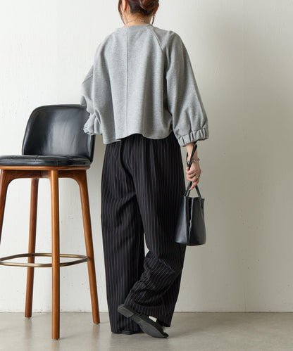 【套裝可搭配】箱型蝙蝠袖套頭衫