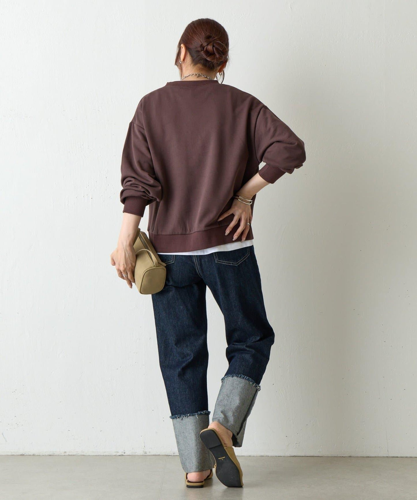 愛心刺繡衛衣套頭衫