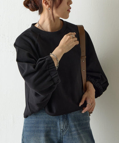 【套裝可搭配】箱型蝙蝠袖套頭衫