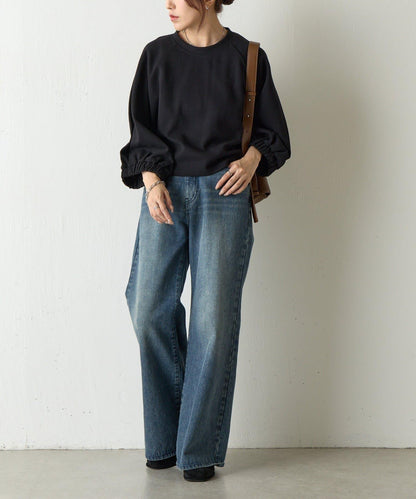 【套裝可搭配】箱型蝙蝠袖套頭衫