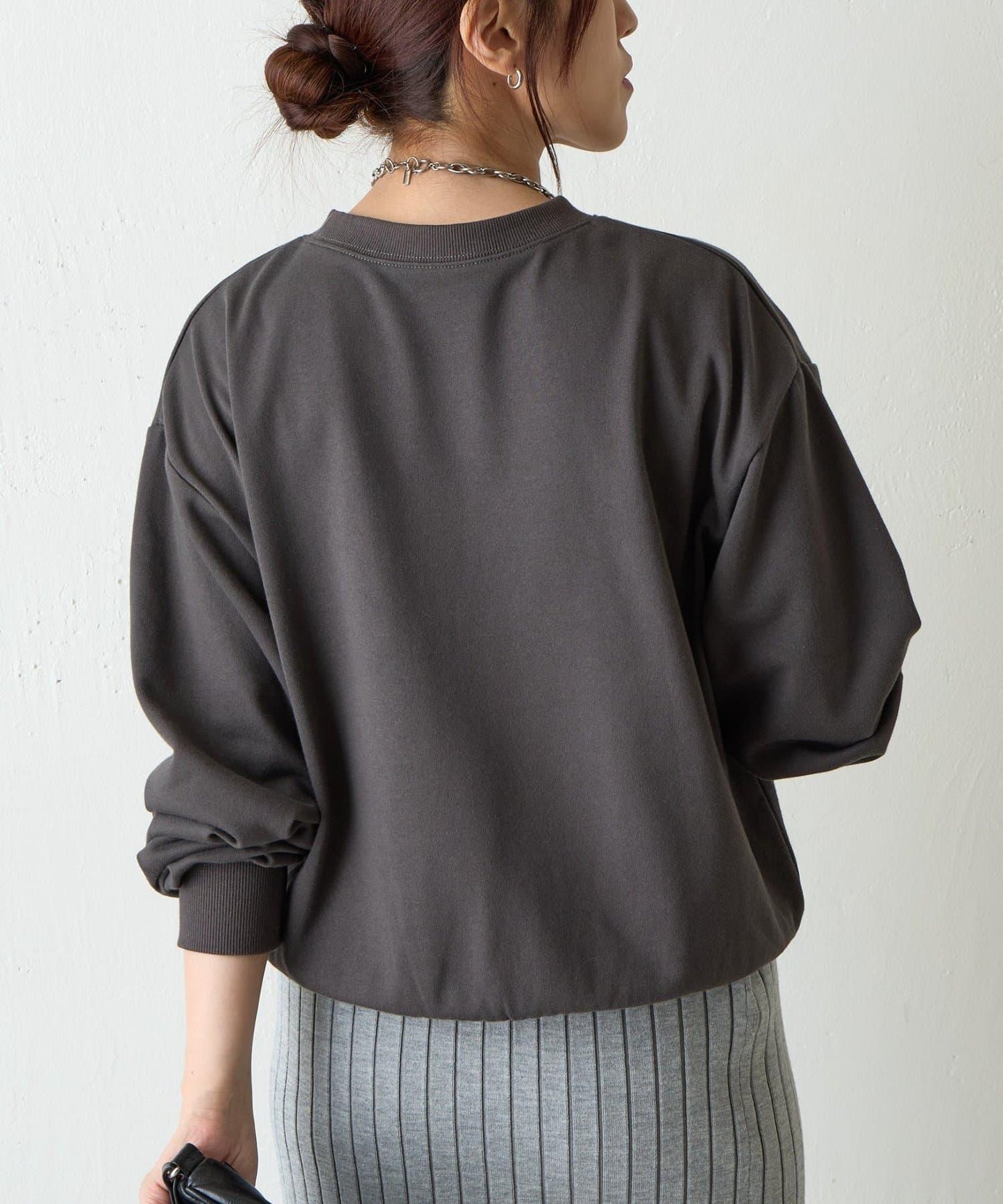 愛心刺繡衛衣套頭衫