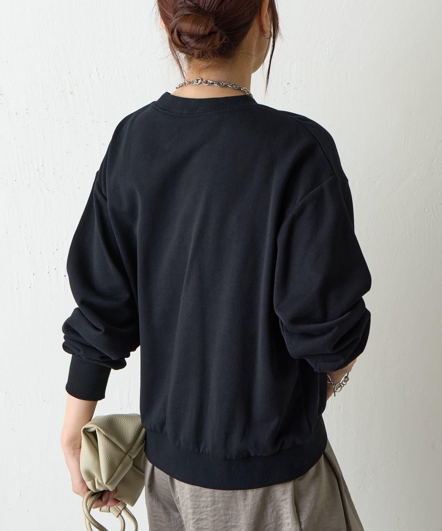 愛心刺繡衛衣套頭衫