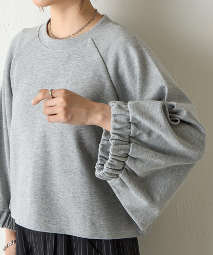 【套裝可搭配】箱型蝙蝠袖套頭衫