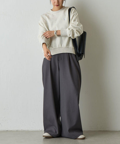 愛心刺繡衛衣套頭衫