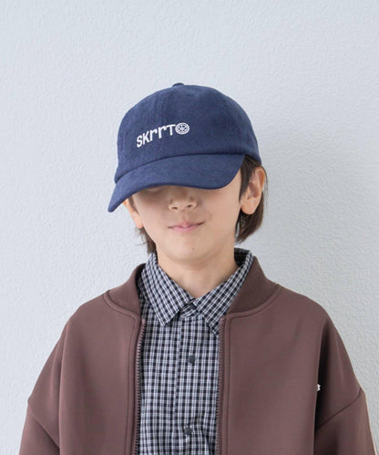 【KIDS】多款圖案刺繡燈芯絨棒球帽