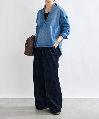 【MONN.:.(モン)】燈芯絨長褲