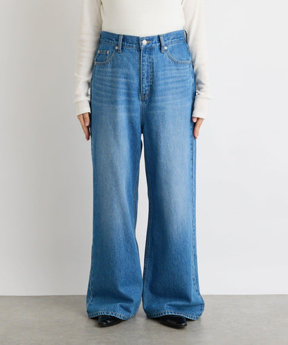 【MONN.:.(モン)】寬鬆牛仔褲