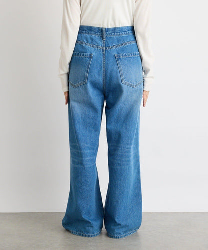 【MONN.:.(モン)】寬鬆牛仔褲