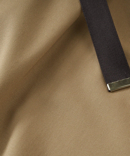 【輕盈感】褶皺工裝寬腿褲