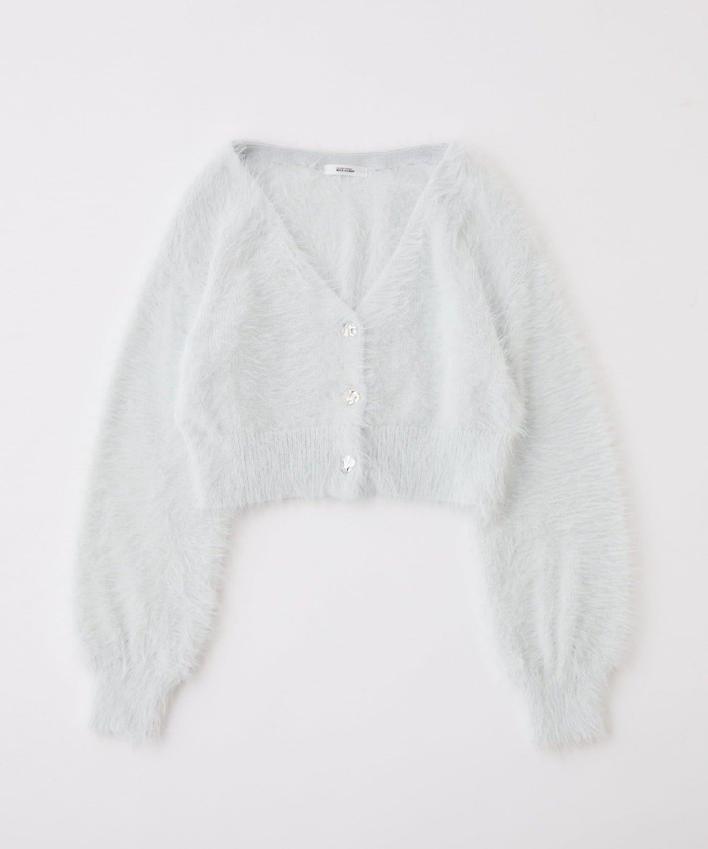 milky羽毛短款開衫