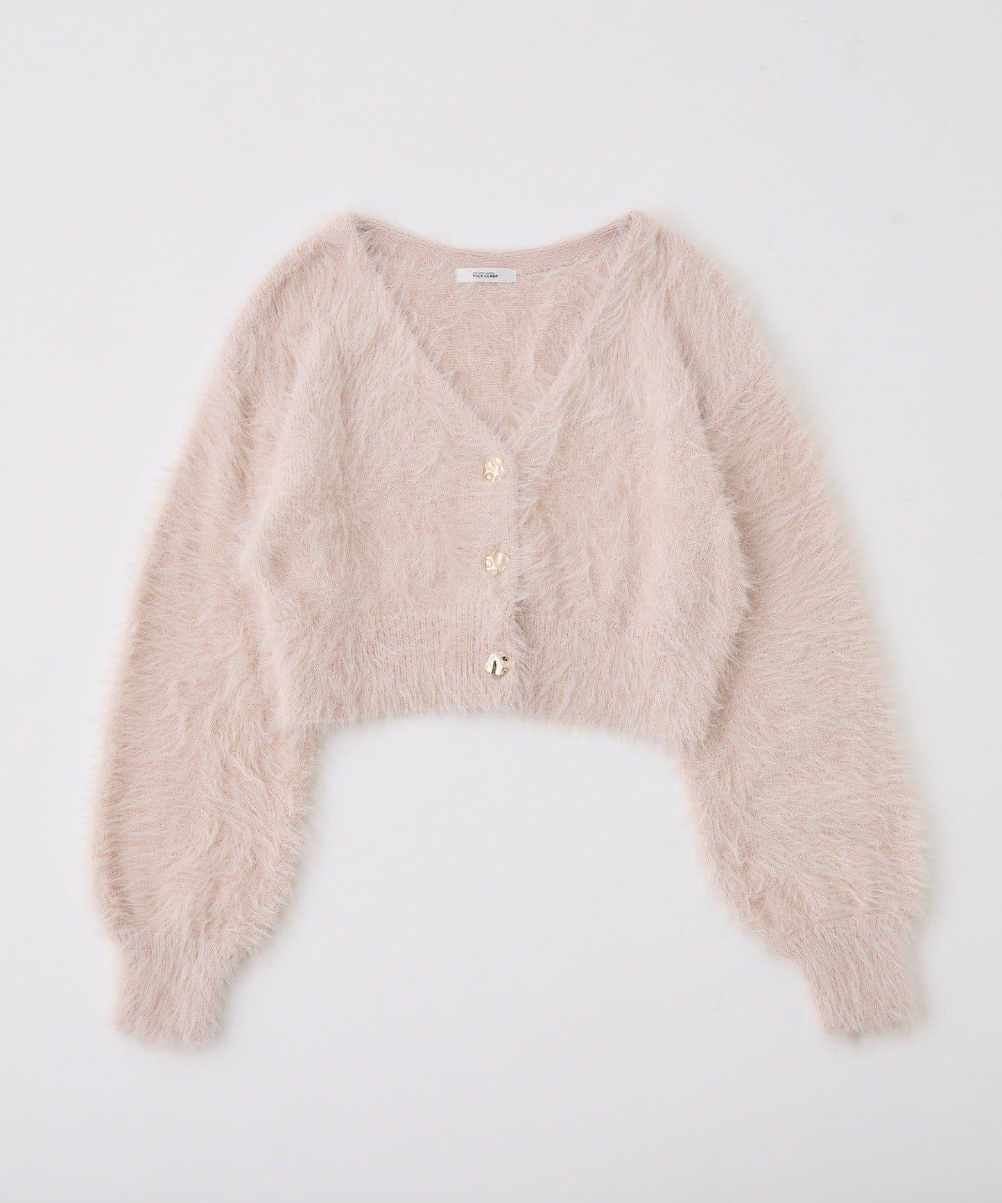 milky羽毛短款開衫