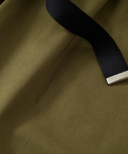 【輕盈感】褶皺工裝寬腿褲