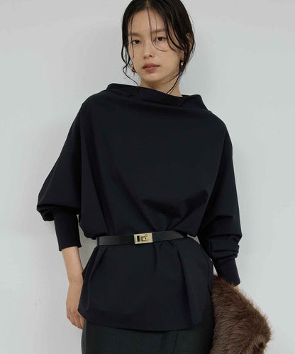 【近期開始】【ガランテ的名品推出新款！】褶皺瓶型針織衫