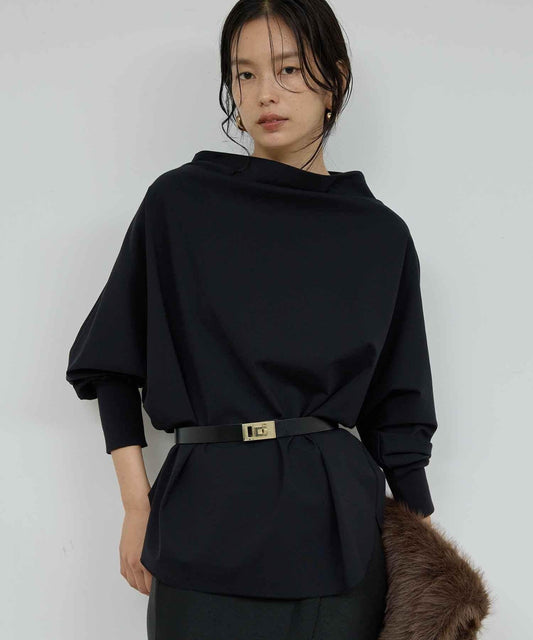 【近期開始】【ガランテ的名品推出新款！】褶皺瓶型針織衫