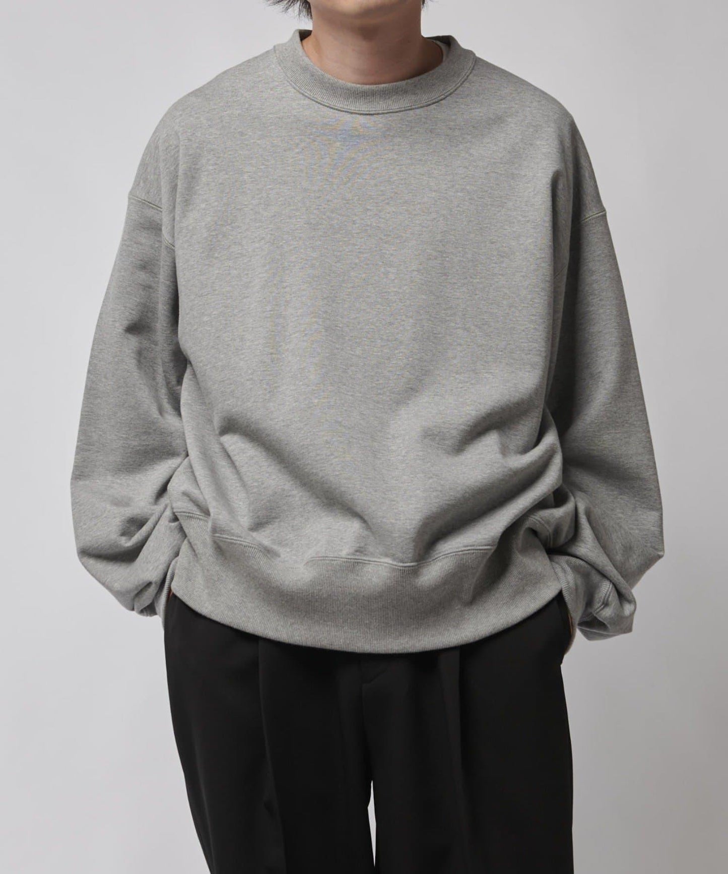 【Lui's】高密度厚款圓領衛衣