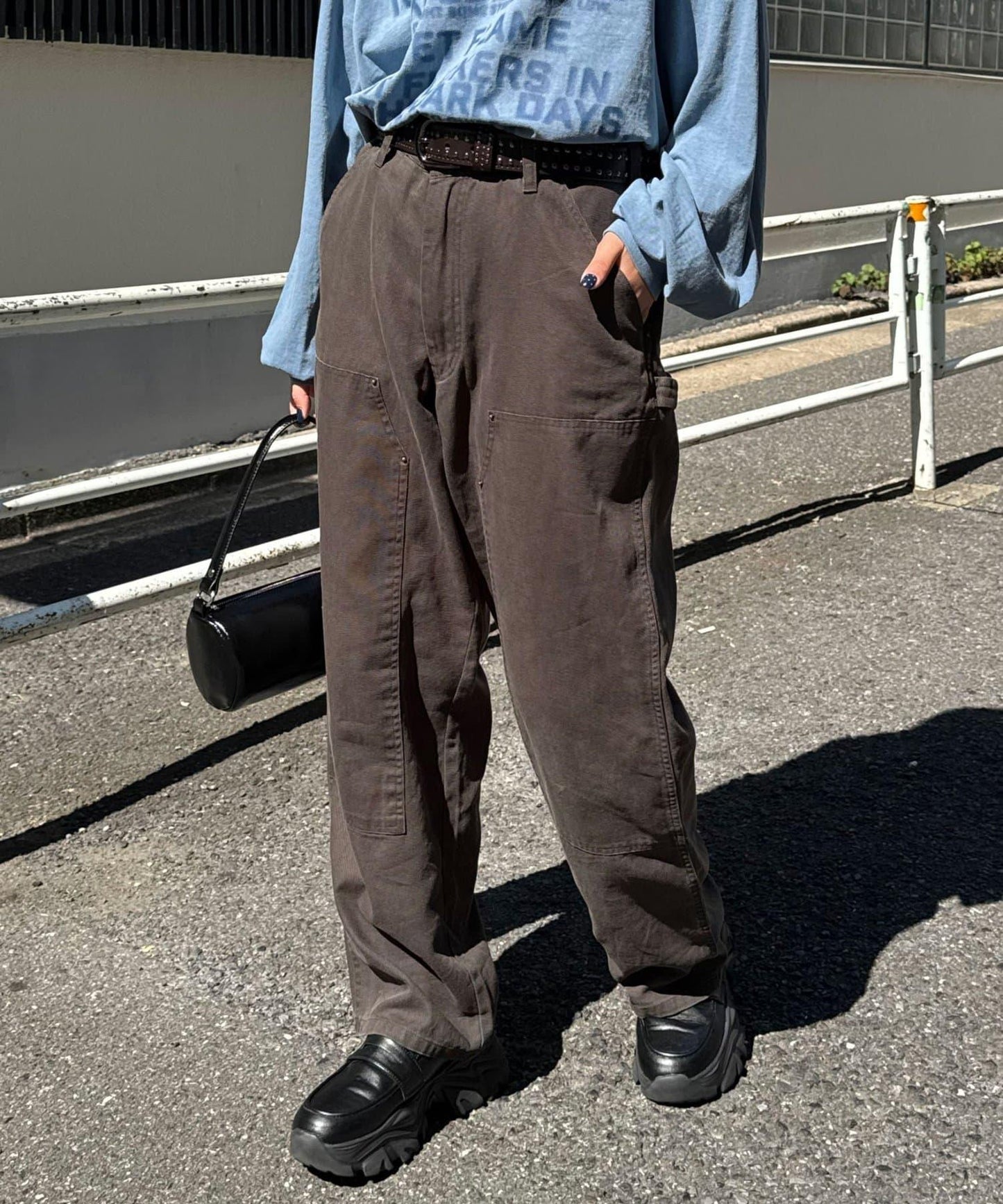 鴨嘴雙層護膝褲