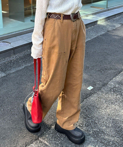 鴨嘴雙層護膝褲