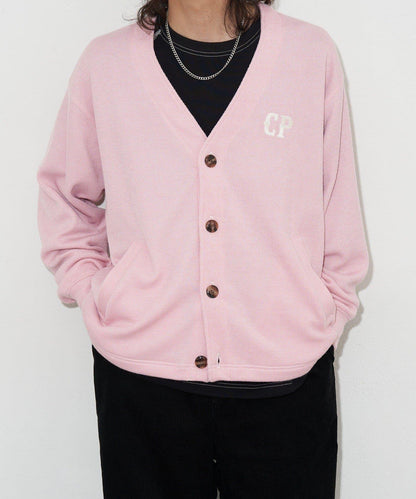 CP標誌縫線開衫