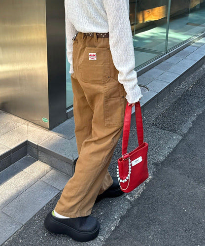 鴨嘴雙層護膝褲