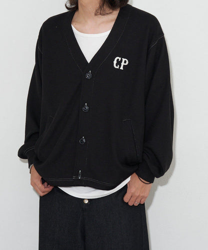 CP標誌縫線開衫