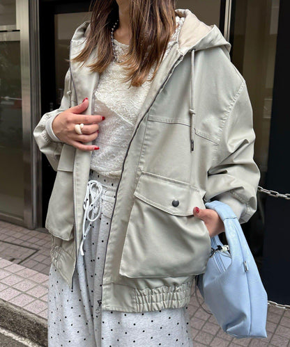 【Ciaopanic】運動風皮革連帽外套