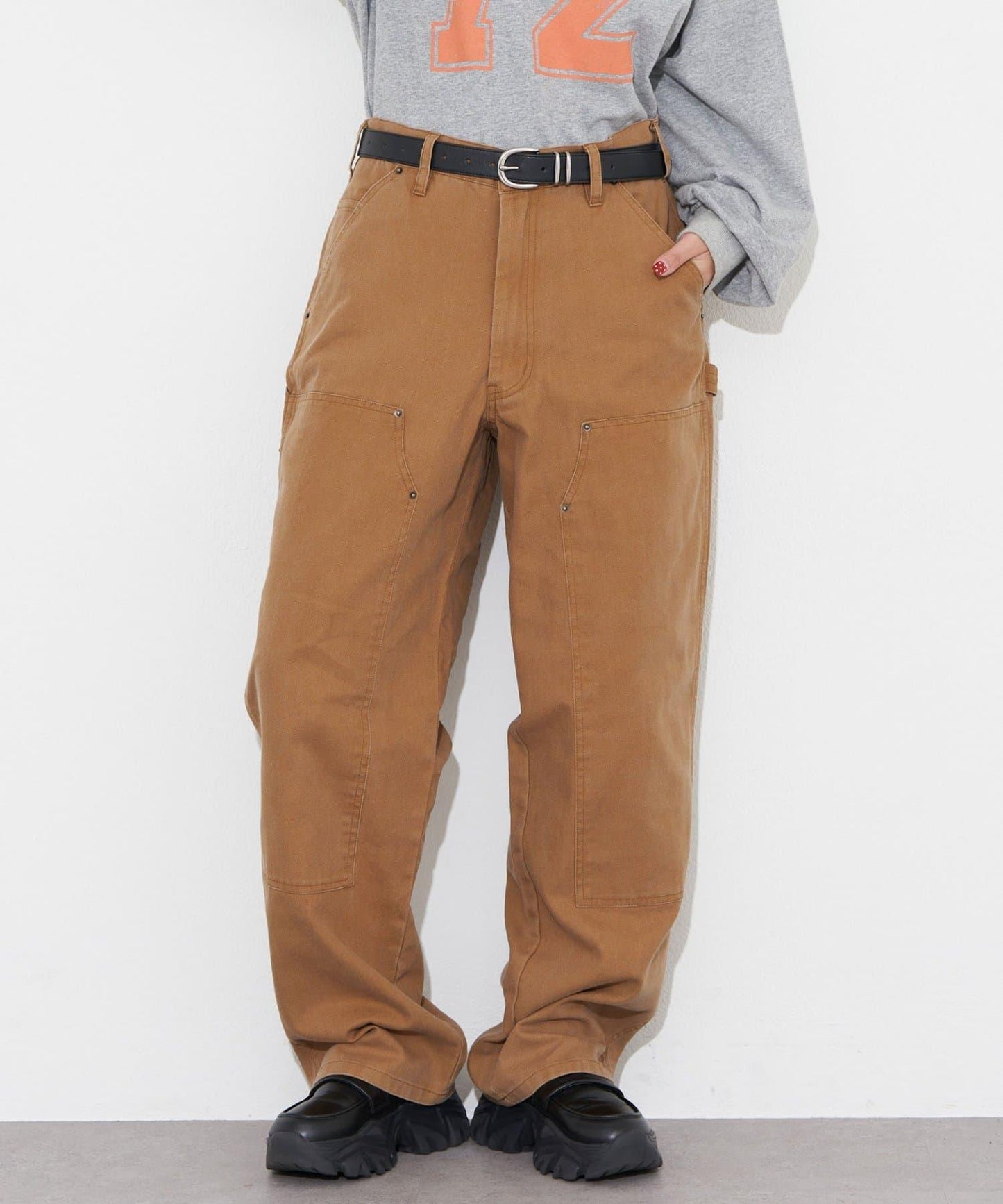 鴨嘴雙層護膝褲