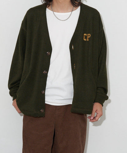 CP標誌縫線開衫