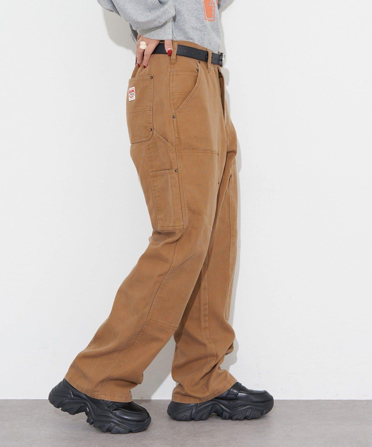 鴨嘴雙層護膝褲