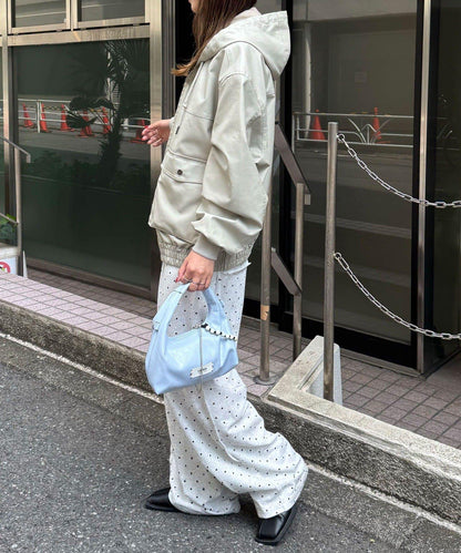 【Ciaopanic】運動風皮革連帽外套