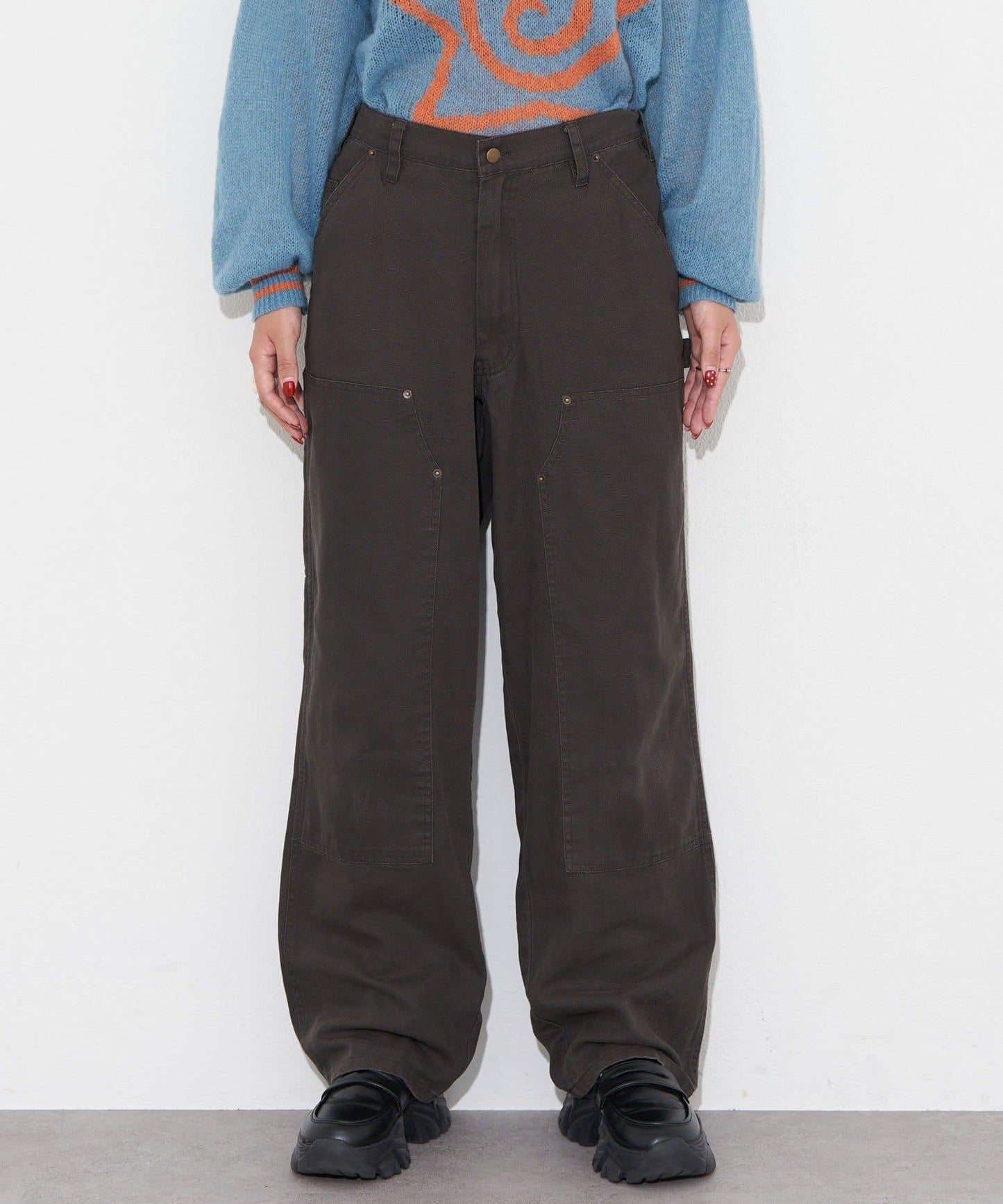 鴨嘴雙層護膝褲