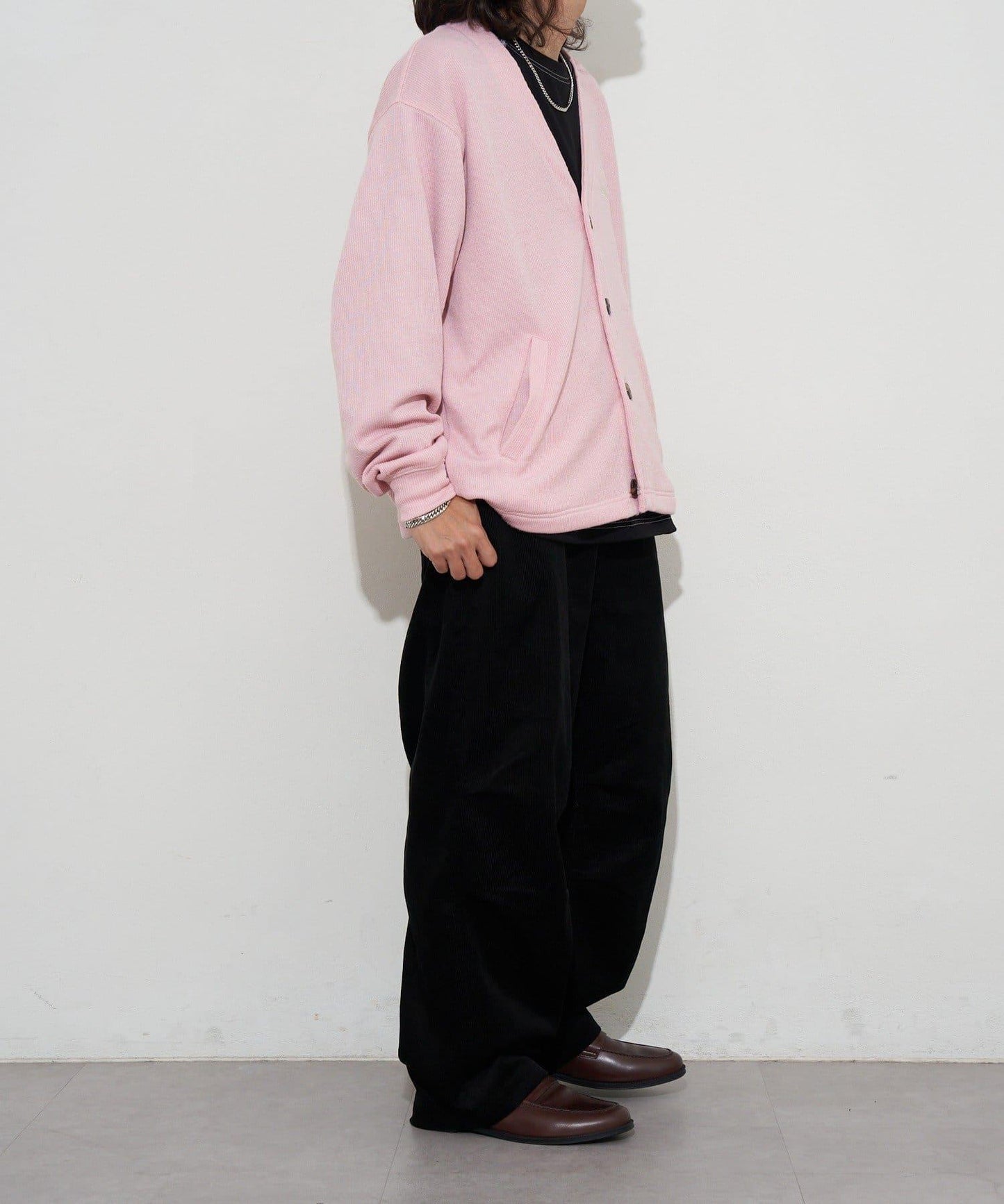 CP標誌縫線開衫