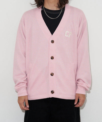 CP標誌縫線開衫