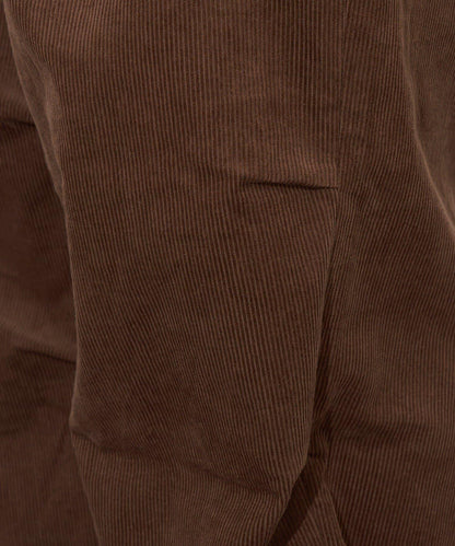 寬鬆燈芯絨闊腿褲