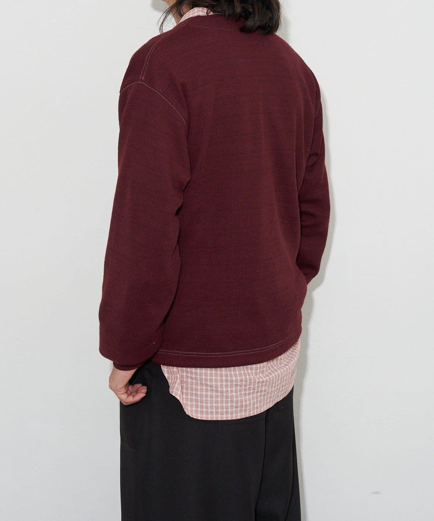 CP標誌縫線開衫