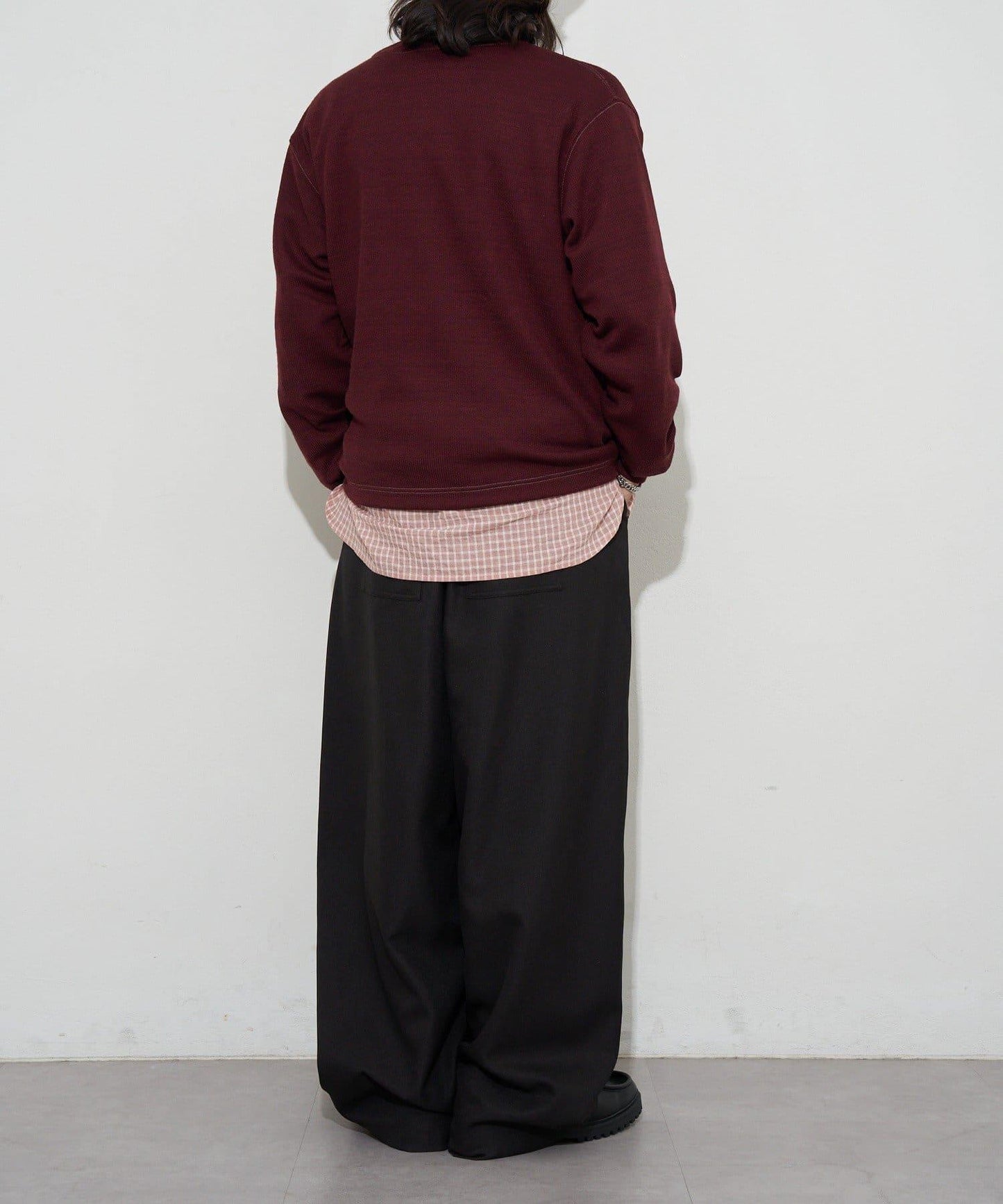 CP標誌縫線開衫