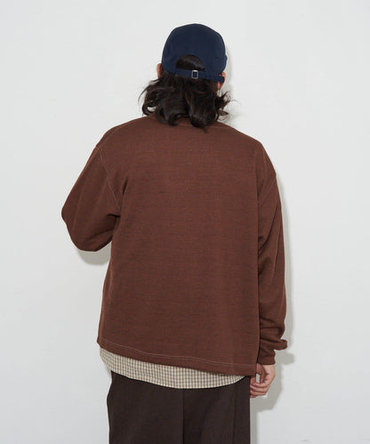 CP標誌縫線開衫