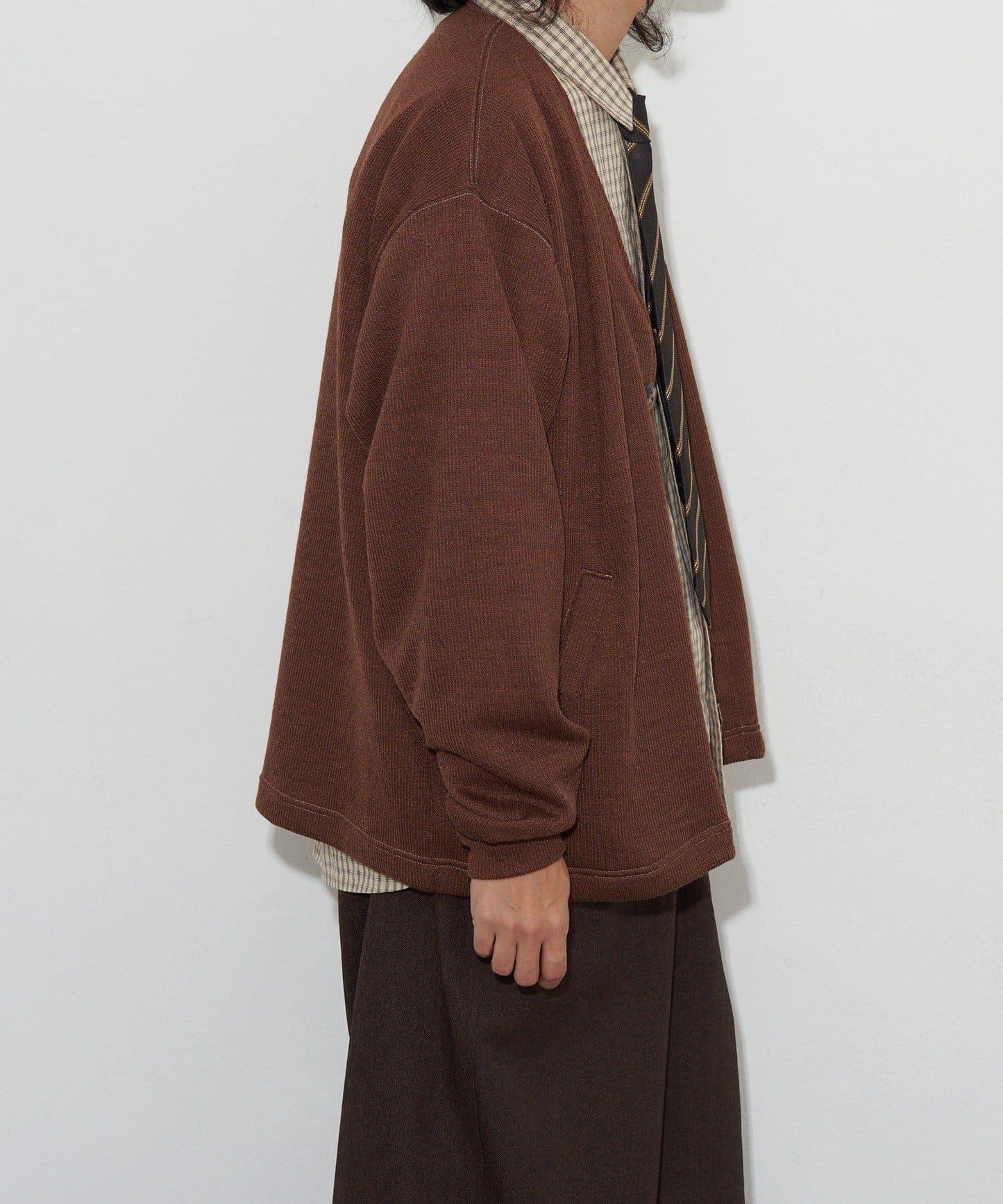 CP標誌縫線開衫