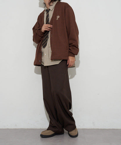 CP標誌縫線開衫