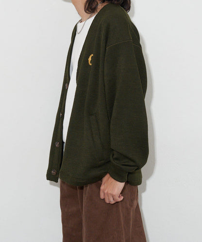 CP標誌縫線開衫