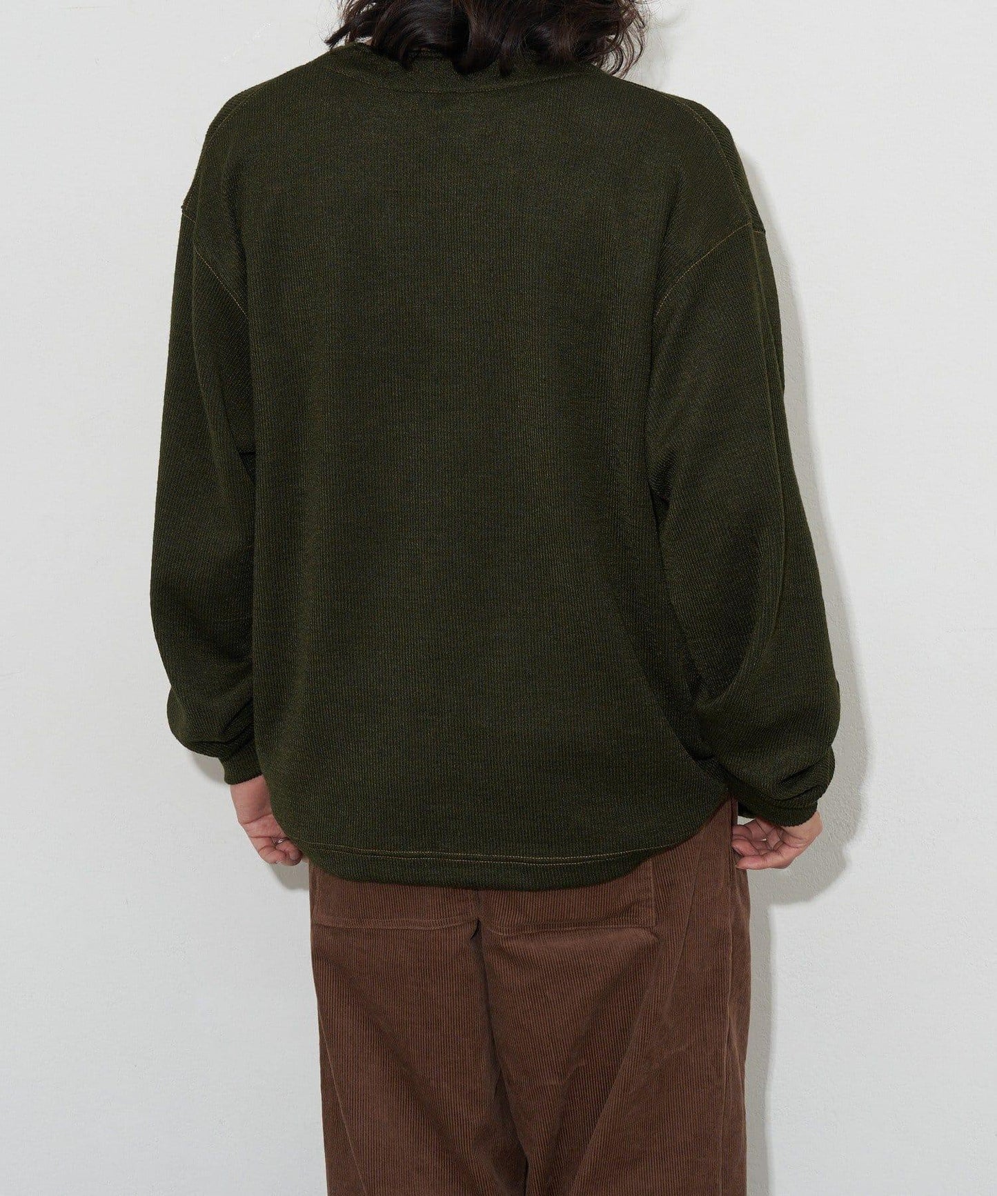 CP標誌縫線開衫