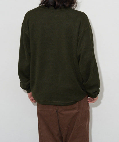 CP標誌縫線開衫