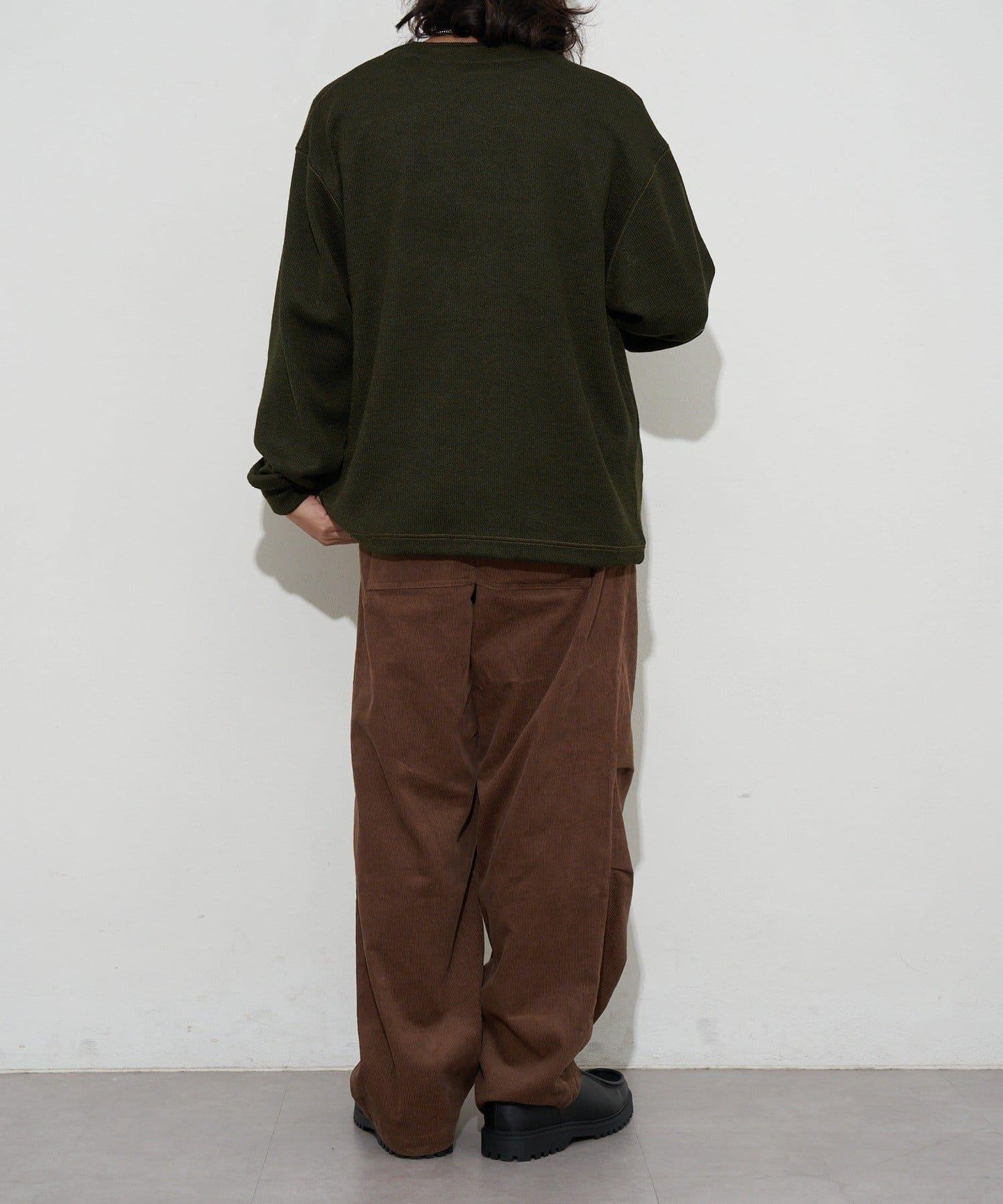 CP標誌縫線開衫