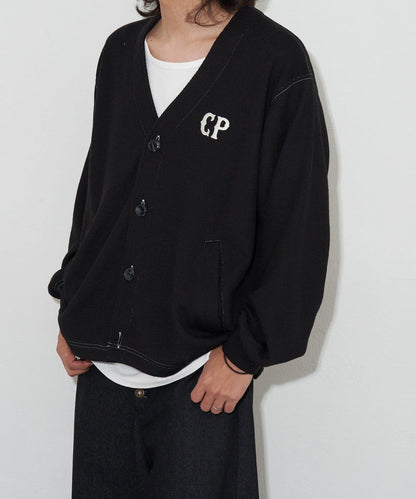 CP標誌縫線開衫