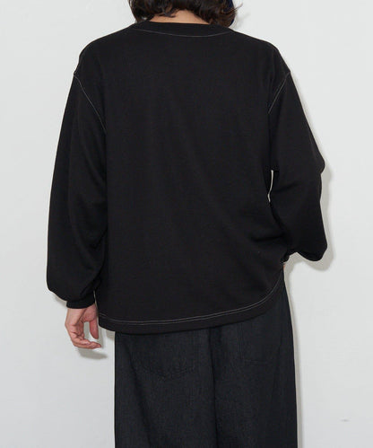 CP標誌縫線開衫