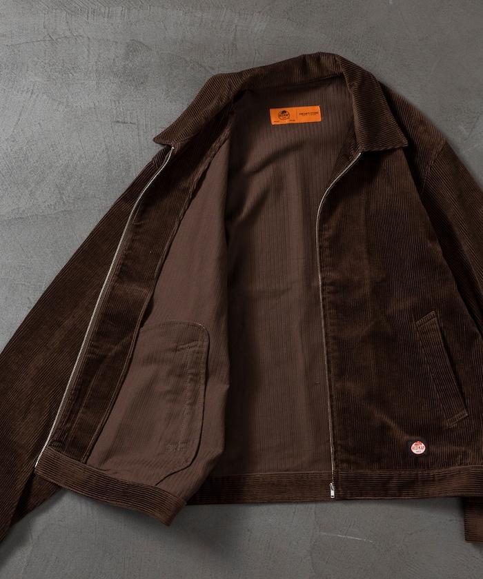 RED KAP × FREAK'S STORE 聯名 SMU JK-22 SHORT LENGTH 拉鍊燈芯絨工裝夾克