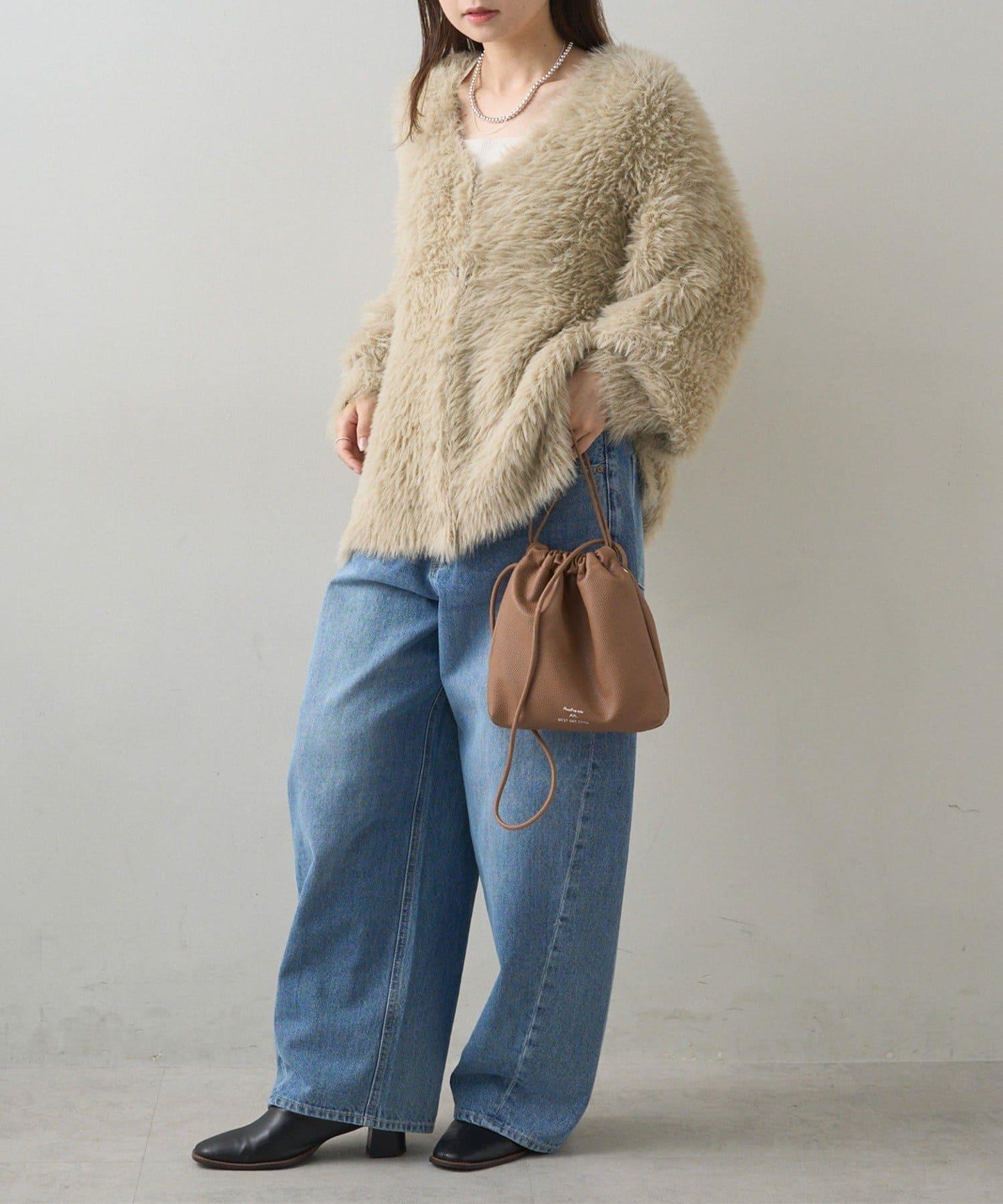 錐形牛仔3D立體剪裁牛仔褲