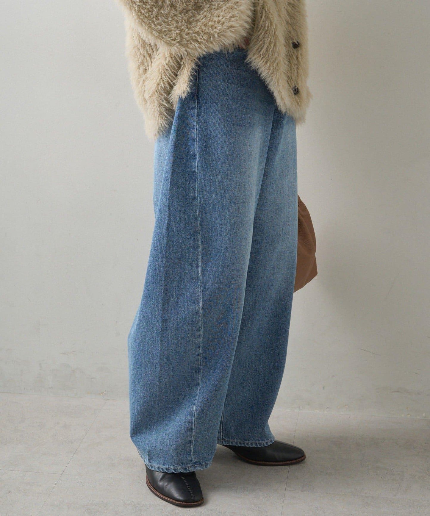 錐形牛仔3D立體剪裁牛仔褲